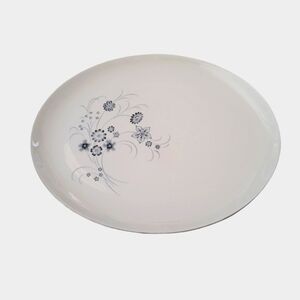 Vintage MCM Taylor Smith Taylor Versatile Silver Mist with Platinum Trim Platter